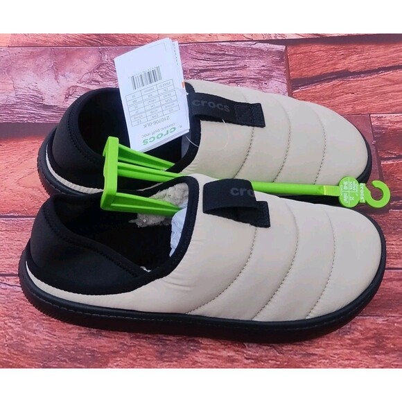 Crocs Women's Classic Puff Moc Slipper 8 Women/6 Men Moth/Multi - Picture 2 of 5